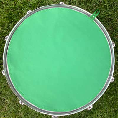 14" reversible Drum Bunny cotton drum cover - partial mute - dampener - compare to Big Fat Snare Drum Quesadilla, Drum Tortilla image 4