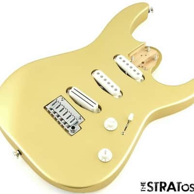 LOADED Charvel DK22 Pro Mod Dinky BODY Seymour Duncan SHR-1B SSL-6 Pharaohs Gold image 2