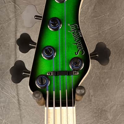 Sadowsky Vintage 24 Fret 5 string  2019 Greenburst [NYC Custom Shop] image 5