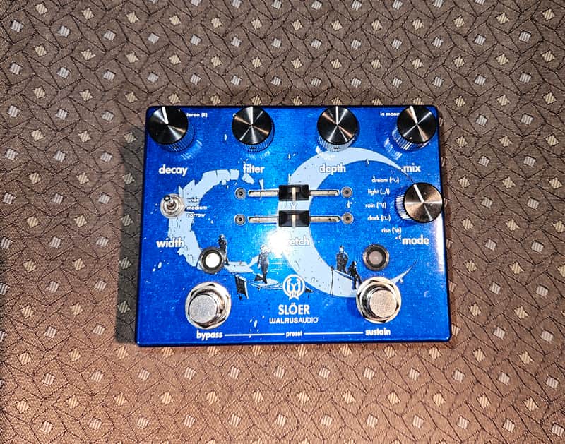Walrus Audio Slöer Stereo Multi-Texture Reverb 2023 - Present - Lollipop Blue image 1