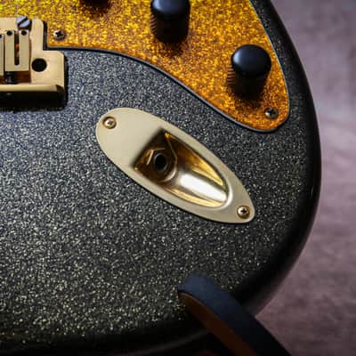 FENDER MIJ Hellecasters Limited Edition John Jorgenson Stratocaster "Black Gold Sparkle + Rosewood" (1997) image 8