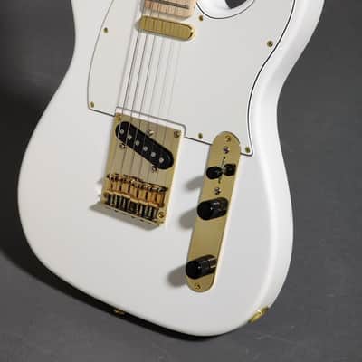 Partscaster Telecaster Style 2020's - Artic White - Gold Hardware image 2