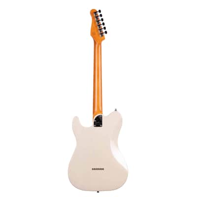 Godin Stadium Pro Electric Guitar - Ozark Cream w/ Maple FB image 8