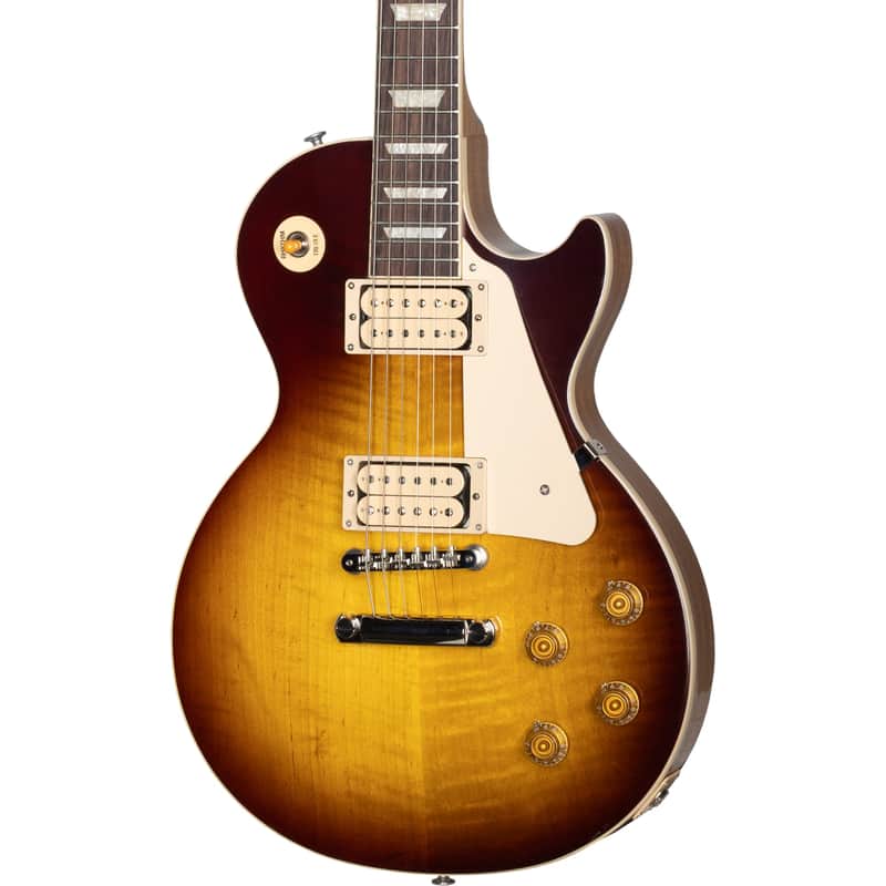Gibson Les Paul Standard 50s Double Trouble Electric Guitar - Vintage Tobacco Burst image 1