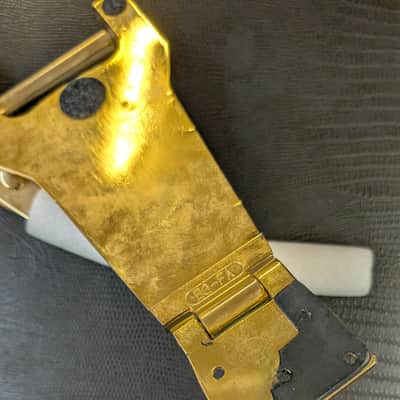 Ibanez floating tremolo bridge (gold). For hollow body Artcore/AF/AG models image 3