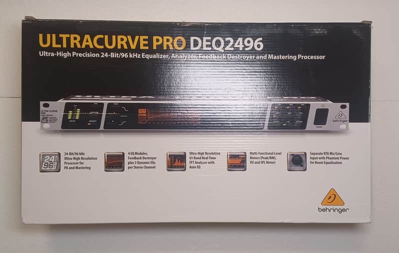 Behringer Ultracurve Pro DEQ2496 24-Bit Mastering Processor