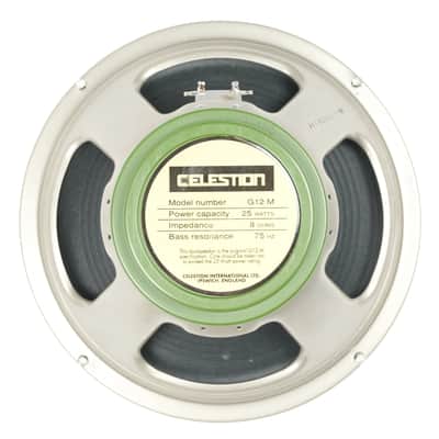 Celestion G12 M Greenback 8ohm Owned by Deryck Whibley Of Sum 41 image 1