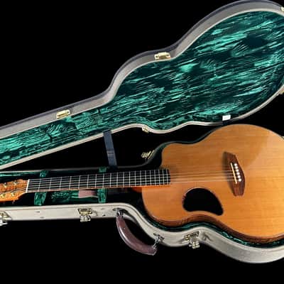 2005 McPherson MG-5.0XP Flamed Walnut Back w Cedar Top and LR Baggs ~ Natural image 12