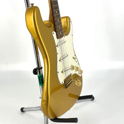 1999 Fernandes R-8G Stratocaster - Aztec Gold image 4