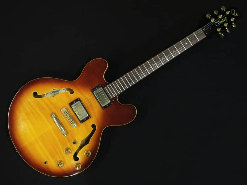 1996 Vantage 635TG ES-335 Copy Honeyburst | Reverb