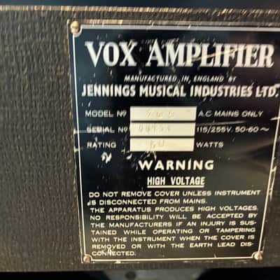 Vox UL705 5-Watt 1x10" Guitar Combo 1960 - Black image 8