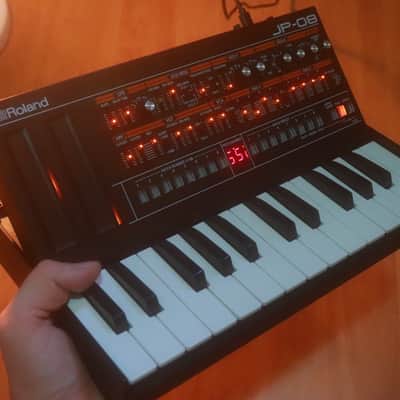 Roland JP-08 Boutique Series Synthesizer Module with K-25m Keyboard 2015 - Present - Black