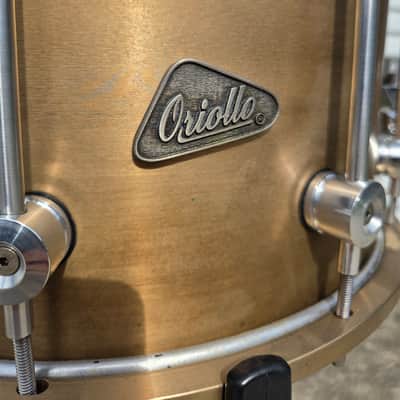Oriollo Tiger 80 Bell Bronze Custom 14x8 Snare Drum W/ Duluth Hoops & Enduro Case (C017-23) image 3