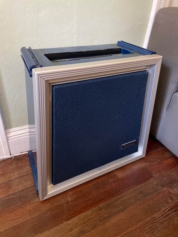 Jensen Trapezoidal Blue Sparkle Speaker cabinet with vintage 60’s C12N image 1