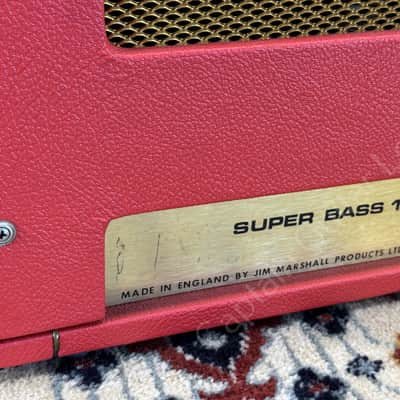 1971 Marshall - 1992 Super Bass JMP 100 - Red Retolex - ID 6010 image 14