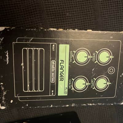 Studio Series FL-01 Analog Flanger 1983 black/green image 6