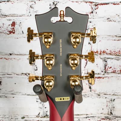 D'Angelico - Deluxe Mini DC - Semi-Hollow Electric Guitar - Satin Trans Wine - w/ Hardshell Case - x0145 image 6
