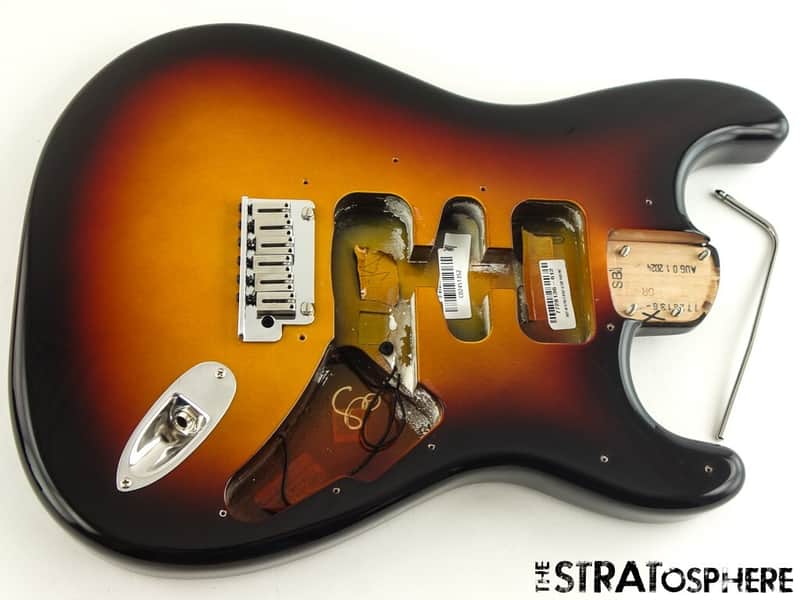 Fender American Ultra II Stratocaster Strat, BODY + HARDWARE, USA Ultraburst image 1