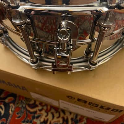 Pearl IP1465 Ian Paice Signature 14x6.5" Stainless Steel Snare Drum 2010s - Chrome Over Steel image 2