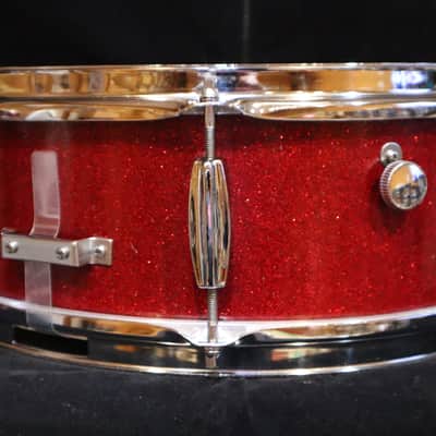 "Black Jack" MIJ Red Sparkle 6-Lug Snare image 4