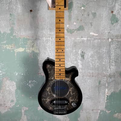 Pignose PGG-200PL Legendary Travel Guitar / Amp Combo - Black Paisley #0683 image 1
