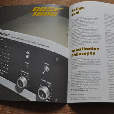 Bose vintage catalog booklet brochure. ca 1973 image 7