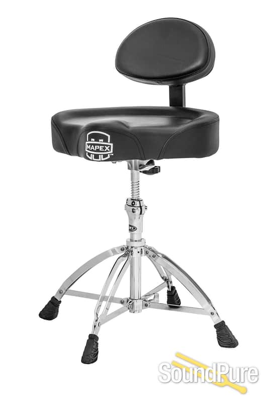 Mapex T775 4-Leg Drum Throne w/ Backrest image 1