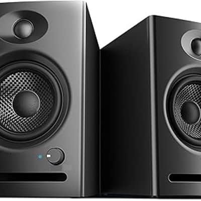 Dual-Mode 2.0 Studio Monitors, Active Monitor Speakers for Near Field Music Production, Bluetooth 5.3 Wireless Computer PC Monitor Gaming Bookshelf Speakers(Pair, Black) image 1