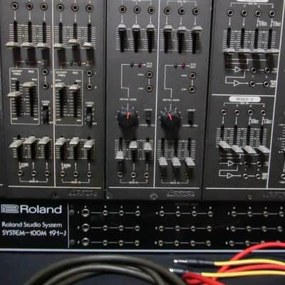 Vintage Roland System 100M Analog Modular Synthesizer w/ 5 modules 121 130 132 140 191 j image 4