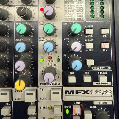 Soundcraft MFX12/2 12-Channel Mixer with Lexicon Effects 2000s - Blue image 3