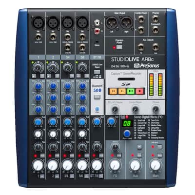 PreSonus StudioLive AR8c 8-Input Mixer / Digital Recorder / Audio Interface