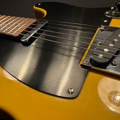 PREMIUM Fender American Telecaster Pickguard with Aged Screws- Black Bakelite 5-Hole USA Made image 2