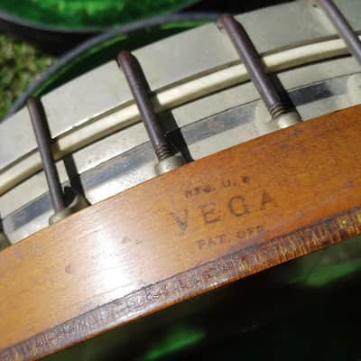 Vintage 1923 Vega Style X No. 9 Tenor Banjo w/ Original Hardshell Case - a Century Old - WOW! image 9