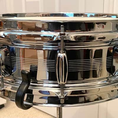 Rogers 7-Line DynaSonic 5x14 snare drum w/NEW B&B lugs SN1789 image 5