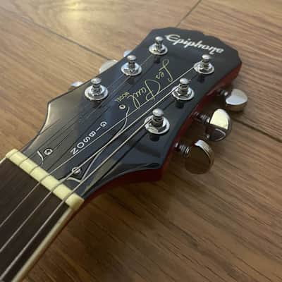 Epiphone Les Paul Standard Left-Handed 1989 - 2013 Cherry Sunburst image 8