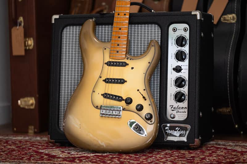 1979 Fender USA American Hardtail Stratocaster - in Antigua Burst image 1