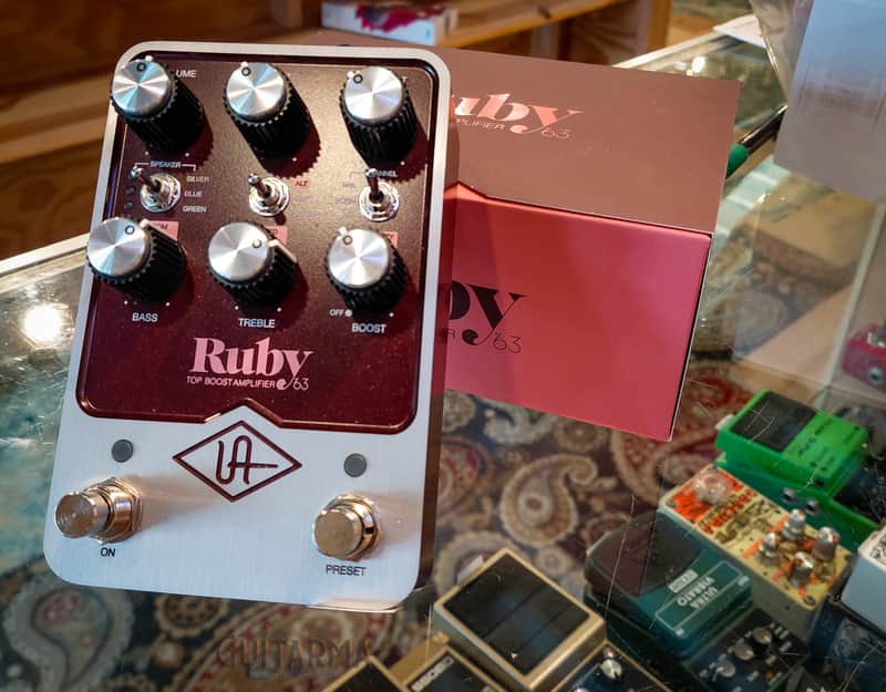 Universal Audio UAFX Ruby '63 Top Boost Amplifier pedal - w/box image 1