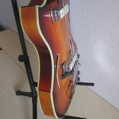 Klira 162 Twen Star Bass 1960s sunburst rare model image 5