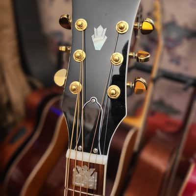 Epiphone J200 Studio Cutaway Acoustic Electric Guitar Sunburst image 11
