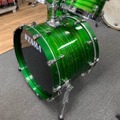TAMA WBS42S-LSO Starclassic Walnut/Birch 4pc Shell Pack Lacquer Shamrock Oyster image 2