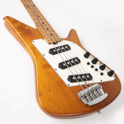 Ernie Ball Music Man Big Al SSS Bass Roasted Alder 2009 Natural image 3