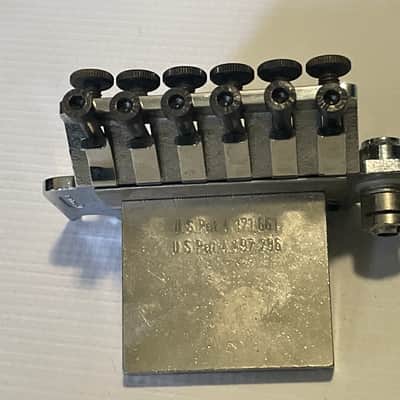 1980's Era Original Floyd Rose Made in Germany Chrome Tremolo Bridge Vibrato Kramer Model Guitar image 6