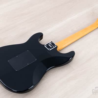 1988 Charvel by Jackson 1A2H Superstrat Black HH w/ Locking Tremolo, Japan image 14