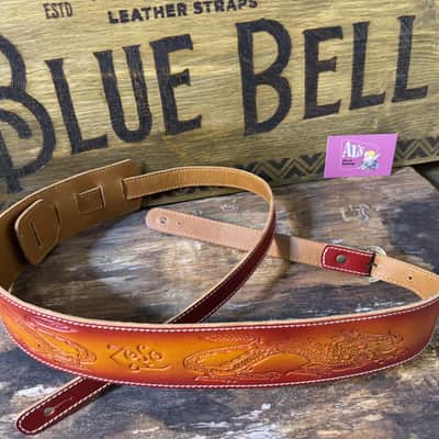 Blue Bell Straps ARTISAN ZOZO 73 Two Tone Aniline Colors Custom Shop for Al’s Music Factory image 6