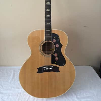 Alvarez 5055 Jumbo "Lawsuit" J-200 Copy w/Original Case image 8
