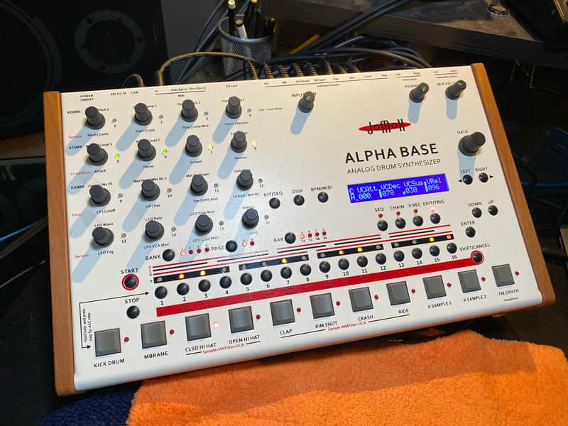 JoMox Alpha Base Analog Drum Synthesizer 2017 - Present - White / Natural image 1