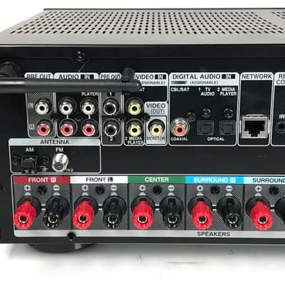 Denon AVR-X1400H 7.2 Channel 4K Ultra HD A/V Receiver with Wi-Fi, Bluetooth, Dolby Atmos, DTS:X, AirPlay 2, HEOS Tech+Remote Control & Power Cord *NICE!* Works Perfectly! image 5