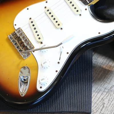 2020 Fender Custom Shop '64 Stratocaster Electric Guitar Relic Sunburst + COA OHSC image 7