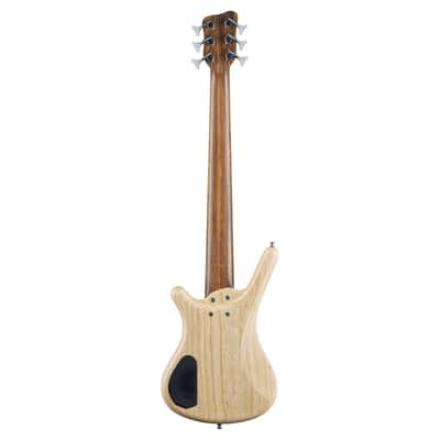 Warwick Pro Series Corvette Standard 6 String Active Ash Natural Transparent Satin GPS1246 90AA ASH FR image 2