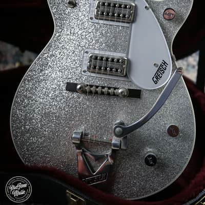 2006 Gretsch G6129T Jet Japanese Silver Sparkle image 2